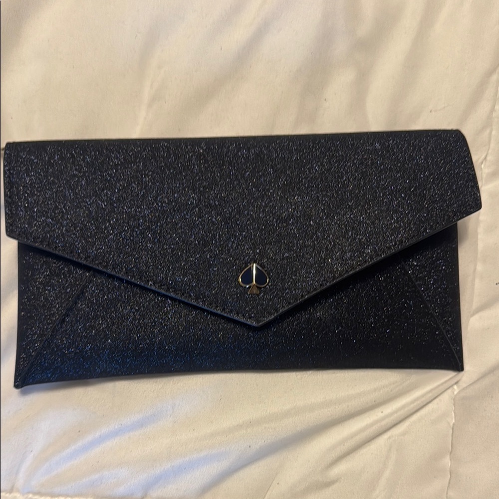 Kate Spade Blue Wristlet Clutch Sleek Design